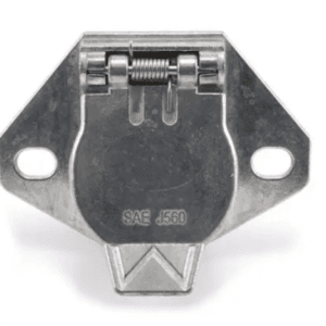 Dual Pole Liftgate Socket (Female) Metal - Horizontal