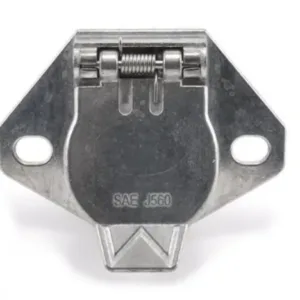 Dual Pole Liftgate Socket (Female) Metal - Horizontal