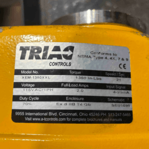 Electric turn actuator with 3" valve - Image 5