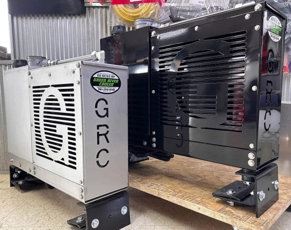 GRS-60-DCSS-BP W/16" Brushed Fan (Powder Coated)